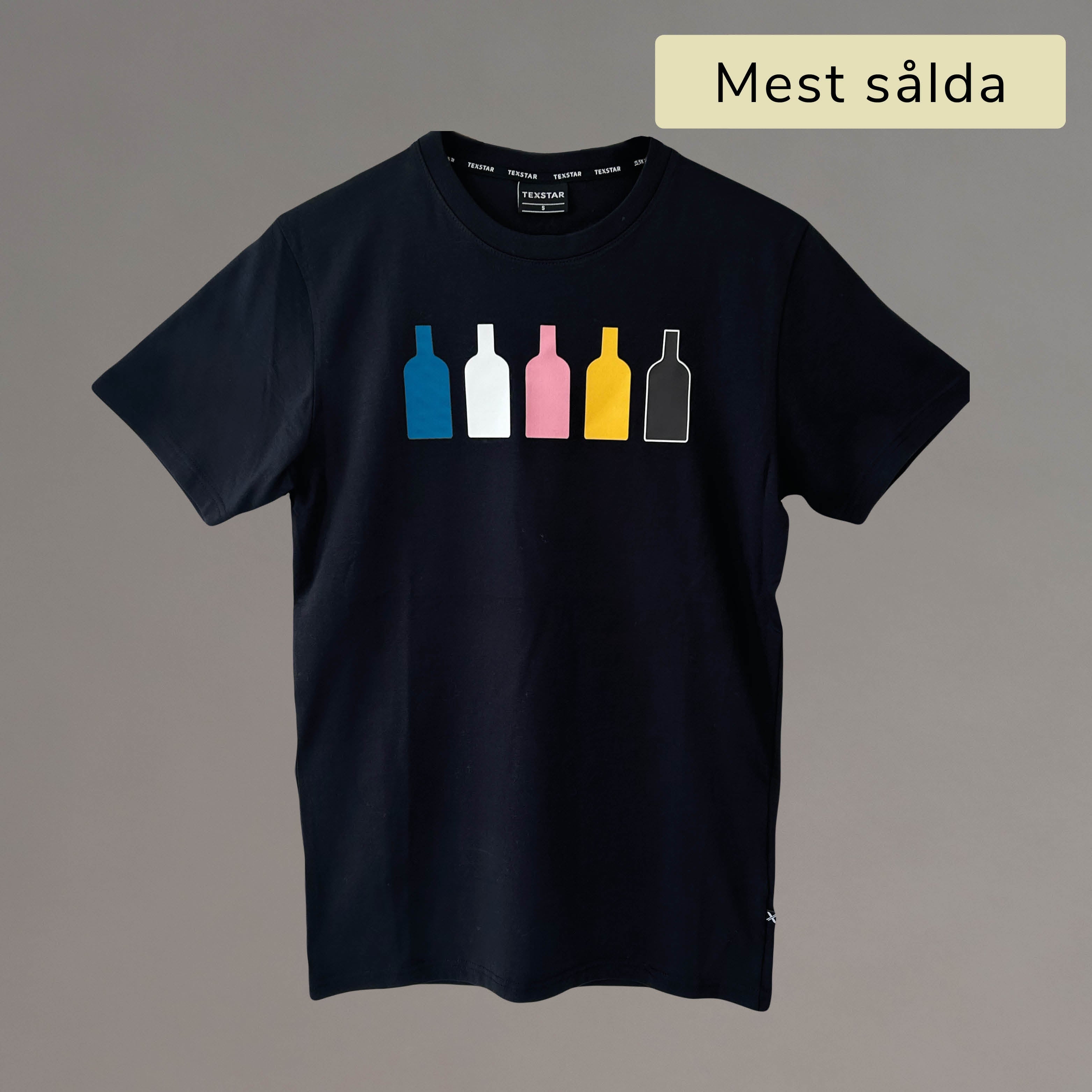 T-shirt, Flaskor